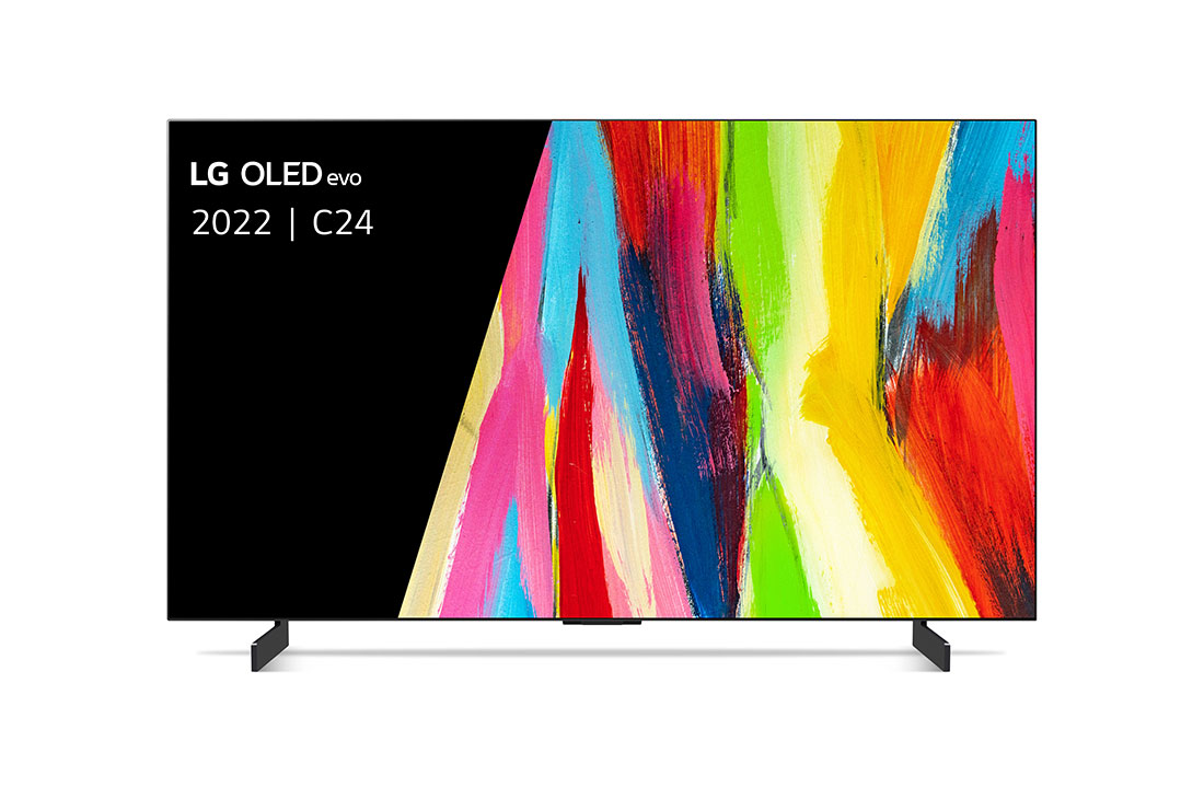 LG Smart TV LG OLED evo C2 4K 42 pouces, Vue avant, OLED42C24LA