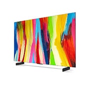 LG Smart TV LG OLED evo C2 4K 42 pouces, Vue du vaste écran, OLED42C24LA, thumbnail 4