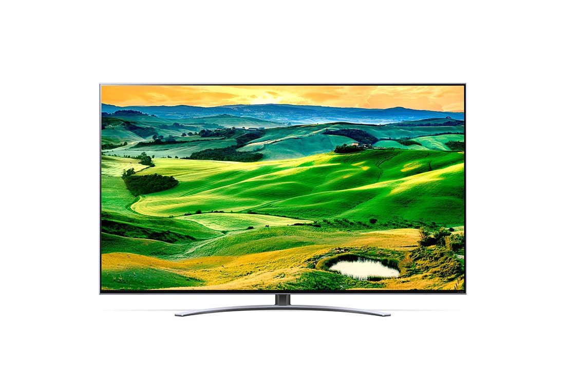 LG QNED82, vue avant avec image de remplissage, 65QNED826QB, thumbnail 2