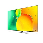 LG NanoCell, vue de côté à 60 degrés avec image de remplissage, 43NANO786QA, thumbnail 3