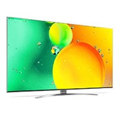 LG NanoCell, vue de côté à 30 degrés avec image de remplissage, 43NANO786QA, thumbnail 5