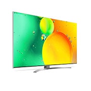 LG NanoCell, vue de côté à 60 degrés avec image de remplissage, 43NANO786QA, thumbnail 6