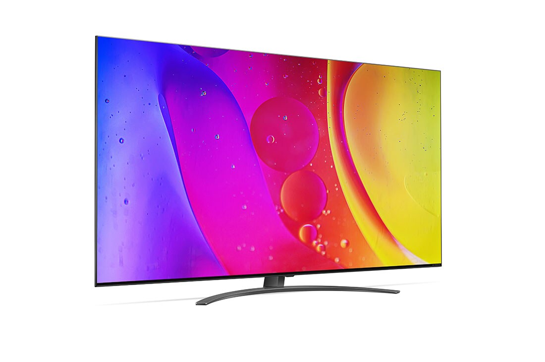 LG NanoCell, vue de côté à 30 degrés avec image de remplissage, 50NANO826QB, thumbnail 6