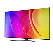 LG NanoCell, vue de côté à 30 degrés avec image de remplissage, 50NANO826QB, thumbnail 3