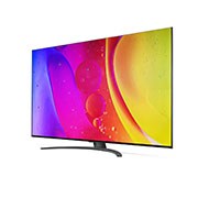 LG NanoCell, vue de côté à 60 degrés avec image de remplissage, 55NANO826QB, thumbnail 4