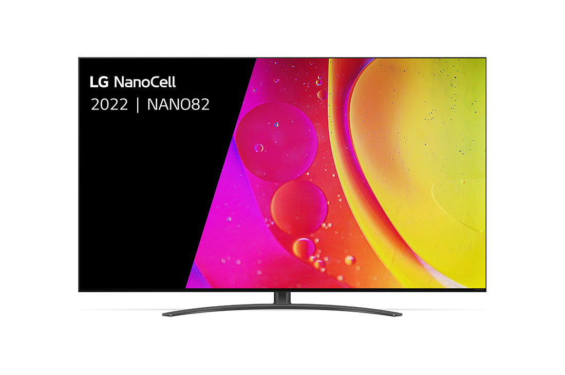 LG NanoCell, Une vue avant du téléviseur LG NanoCell, 75NANO826QB