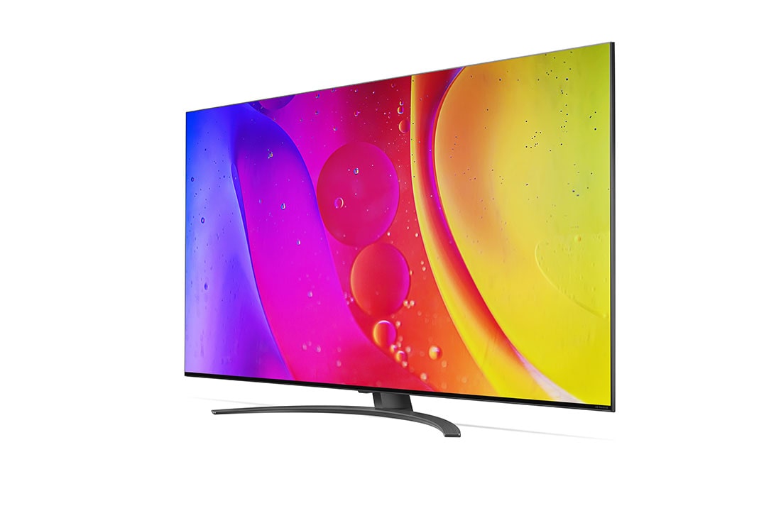 LG NanoCell, vue de côté à 60 degrés avec image de remplissage, 75NANO826QB, thumbnail 4