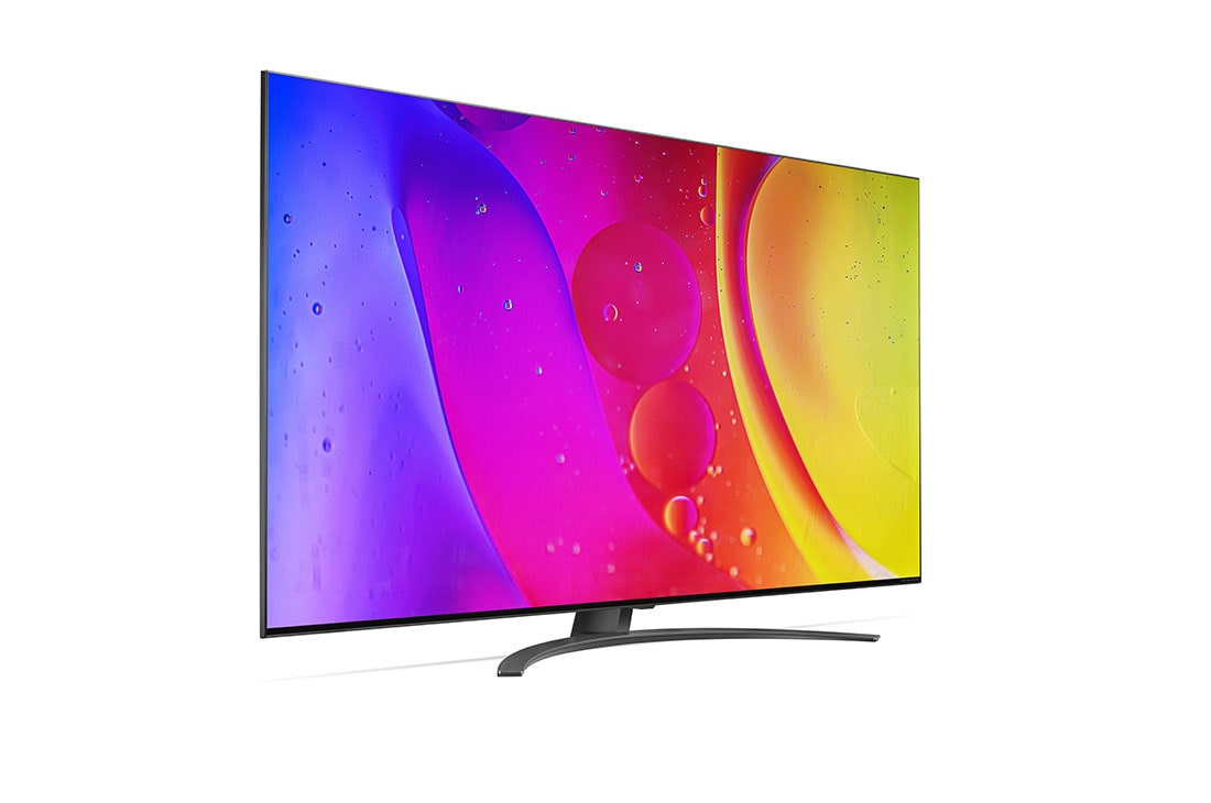 LG NanoCell, vue de côté à 60 degrés avec image de remplissage, 75NANO826QB, thumbnail 5