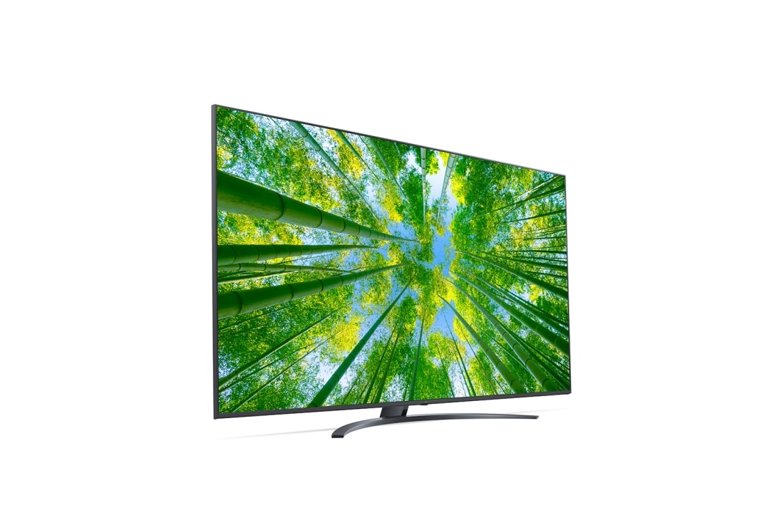 LG TÉLÉVISEUR UHD 4K, vue de côté à 60 degrés, 75UQ81006LB, thumbnail 5