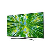 LG TÉLÉVISEUR UHD 4K, vue de côté à 30 degrés avec image de remplissage, 75UQ81006LB, thumbnail 3