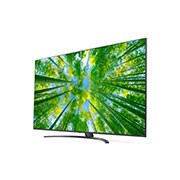 LG TÉLÉVISEUR UHD 4K, vue de côté à 60 degrés, 75UQ81006LB, thumbnail 4