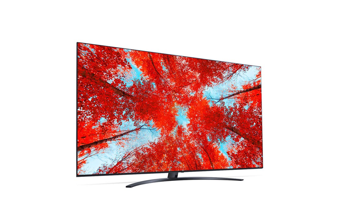 LG TÉLÉVISEUR UHD 4K, vue de côté à 30 degrés avec image de remplissage, 75UQ91006LA, thumbnail 6