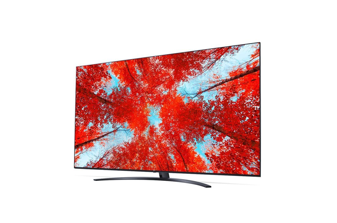 LG TÉLÉVISEUR UHD 4K, vue de côté à 30 degrés avec image de remplissage, 86UQ91006LA, thumbnail 3