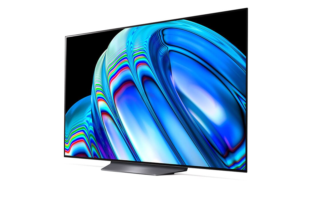 LG B2 77 inch, vue de côté à 60 degrés;, OLED77B26LA, thumbnail 4