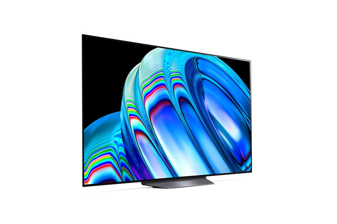 LG B2 65 inch, Vue latérale légèrement inclinée, OLED65B26LA, thumbnail 6