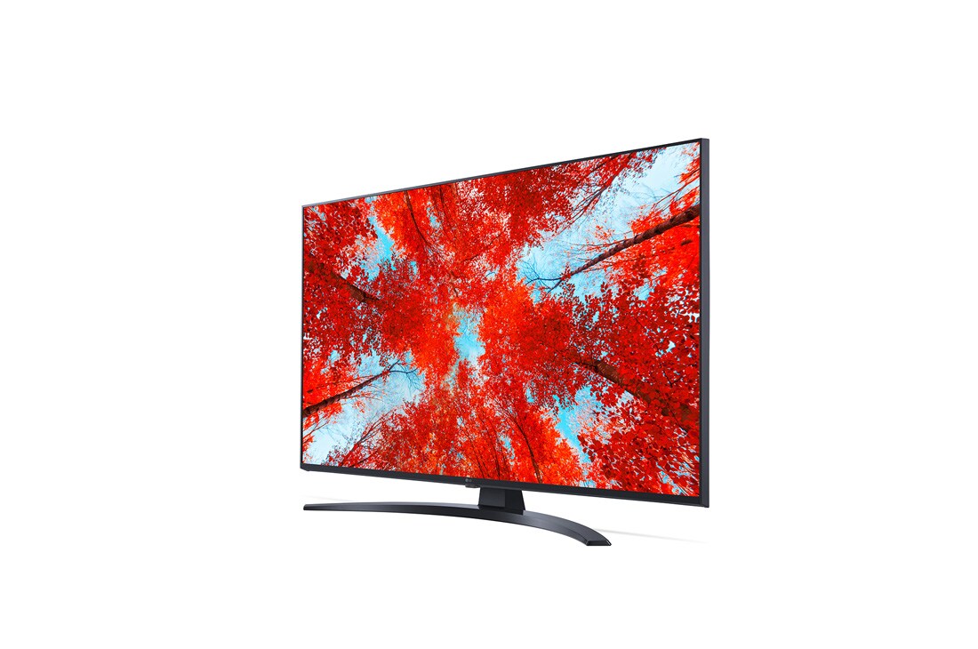 LG TÉLÉVISEUR UHD 4K, vue de côté à 60 degrés, 43UQ91006LA, thumbnail 4
