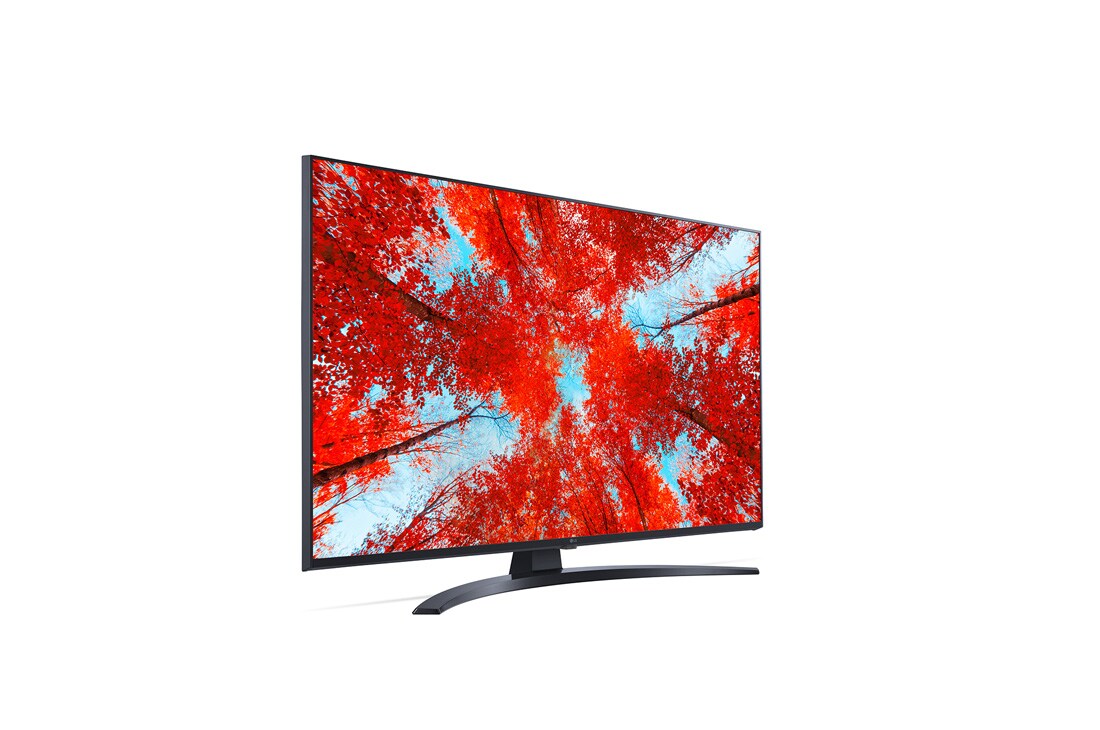 LG TÉLÉVISEUR UHD 4K, vue de côté à 60 degrés, 43UQ91006LA, thumbnail 5