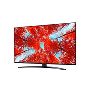 LG TÉLÉVISEUR UHD 4K, vue de côté à 30 degrés avec image de remplissage, 43UQ91006LA, thumbnail 3