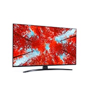LG TÉLÉVISEUR UHD 4K, vue de côté à 30 degrés avec image de remplissage, 43UQ91006LA, thumbnail 6