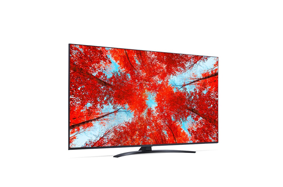 LG TÉLÉVISEUR UHD 4K, vue de côté à 30 degrés avec image de remplissage, 55UQ91006LA, thumbnail 6