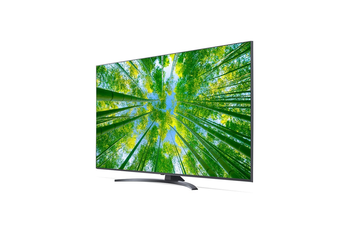 LG TÉLÉVISEUR UHD 4K, vue de côté à 60 degrés, 50UQ81006LB, thumbnail 4