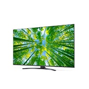 LG TÉLÉVISEUR UHD 4K, vue de côté à 30 degrés avec image de remplissage, 55UQ81006LB, thumbnail 3