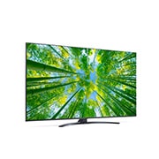 LG TÉLÉVISEUR UHD 4K, vue de côté à 30 degrés avec image de remplissage, 55UQ81006LB, thumbnail 6