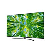LG TÉLÉVISEUR UHD 4K, vue de côté à 30 degrés avec image de remplissage, 70UQ81006LB, thumbnail 3