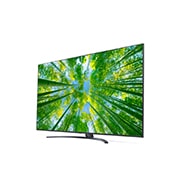 LG TÉLÉVISEUR UHD 4K, vue de côté à 60 degrés, 70UQ81006LB, thumbnail 4