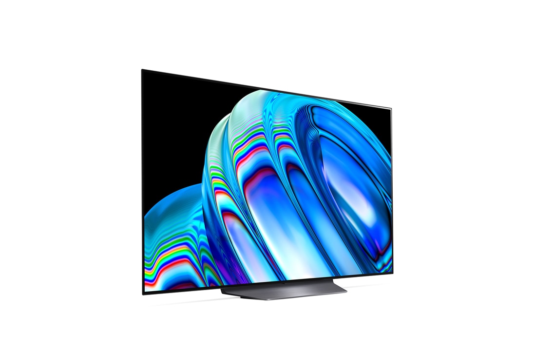 LG B2 55 inch, Vue latérale légèrement inclinée, OLED55B26LA, thumbnail 6