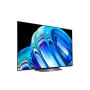 LG B2 55 inch, Vue latérale légèrement inclinée, OLED55B26LA, thumbnail 6