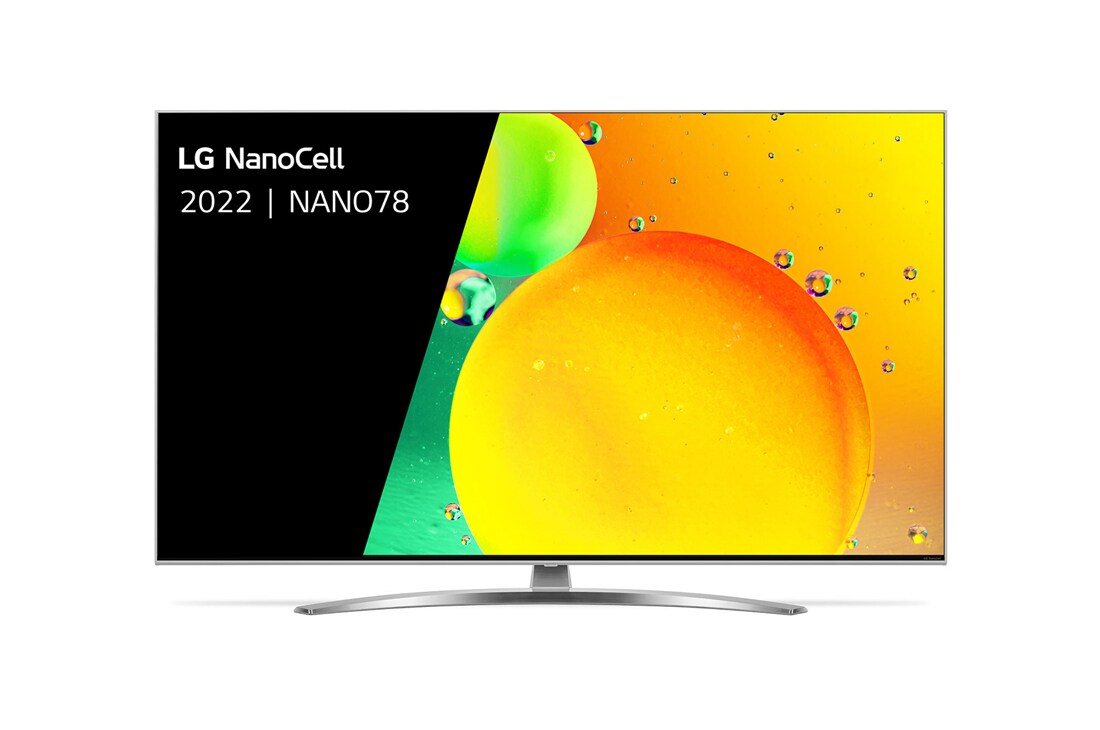 LG NanoCell, Une vue avant du téléviseur LG NanoCell, 65NANO786QA