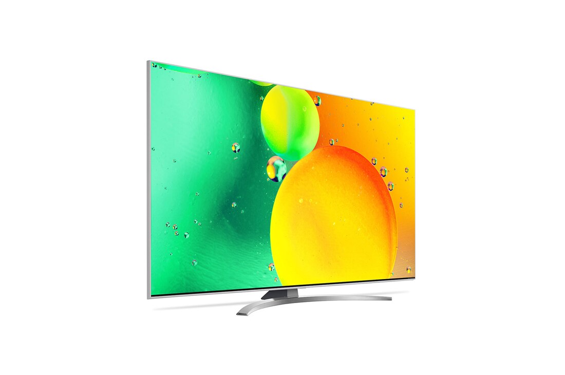 LG NanoCell, vue de côté à 60 degrés avec image de remplissage, 65NANO786QA, thumbnail 6