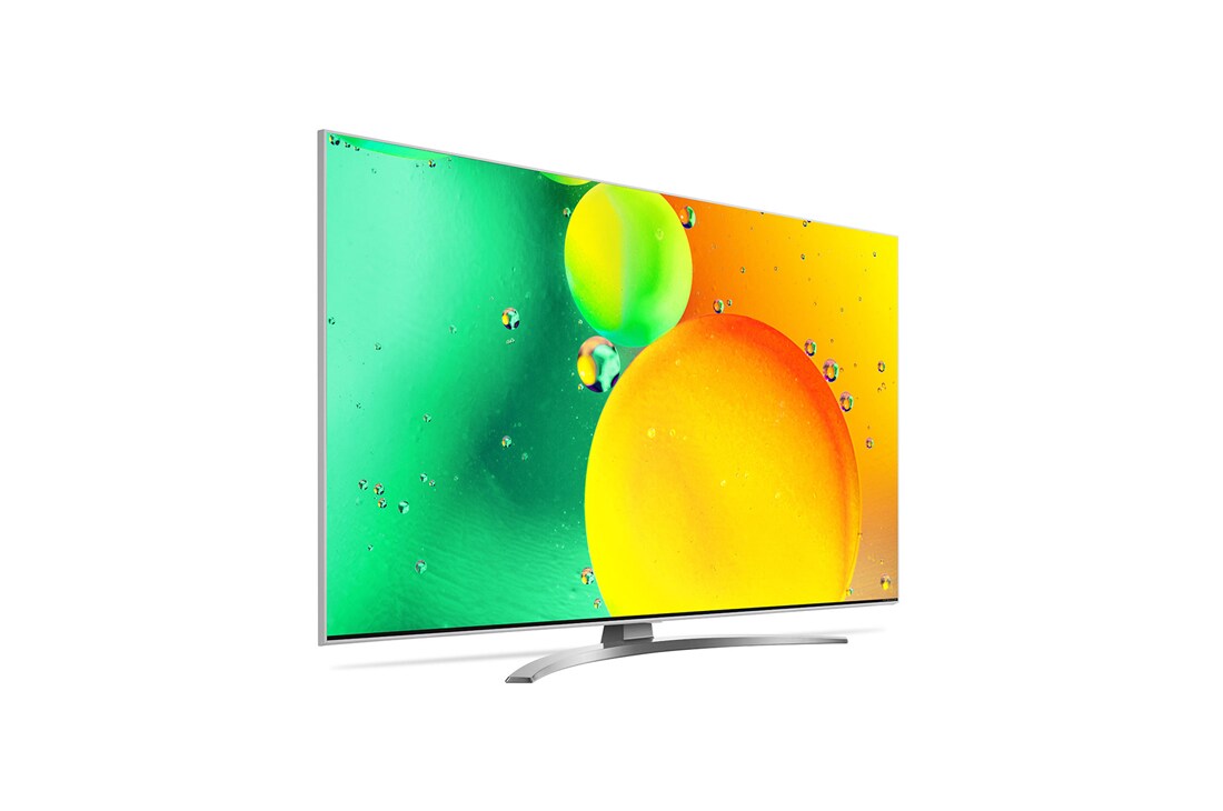 LG NanoCell, vue de côté à 60 degrés avec image de remplissage, 50NANO786QA, thumbnail 6