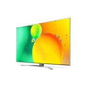 LG NanoCell, vue de côté à 60 degrés avec image de remplissage, 50NANO786QA, thumbnail 3