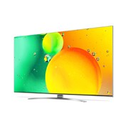 LG NanoCell, vue de côté à 30 degrés avec image de remplissage, 50NANO786QA, thumbnail 4