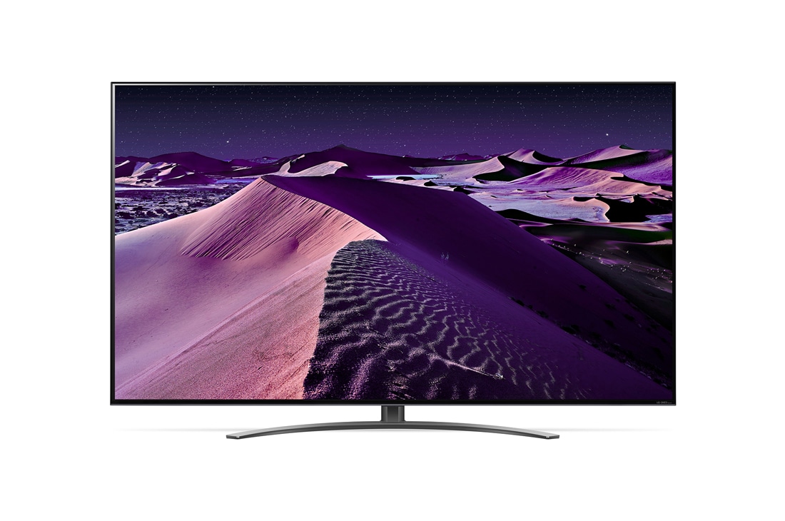 LG QNED86, vue avant avec image de remplissage, 86QNED866QA, thumbnail 2