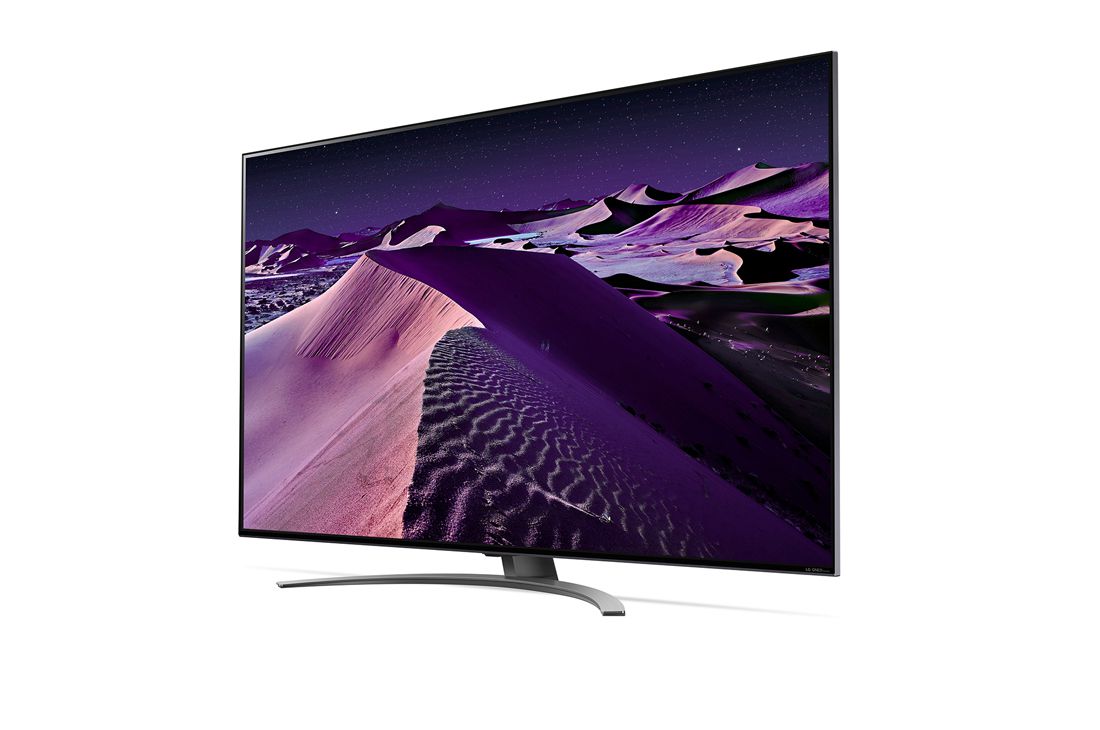 LG QNED86, vue de côté à 60 degrés, 65QNED866QA, thumbnail 4