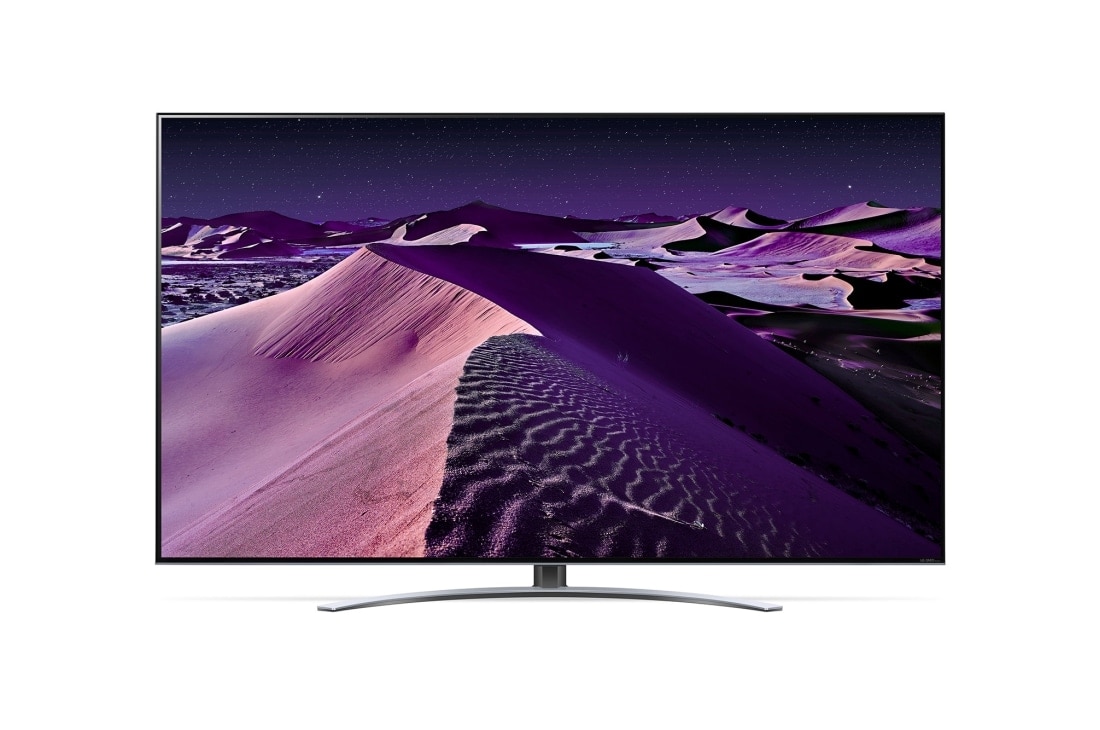 LG QNED87, vue avant avec image de remplissage, 75QNED876QB, thumbnail 2