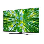 LG TÉLÉVISEUR UHD 4K, vue de côté à 30 degrés avec image de remplissage, 60UQ81006LB, thumbnail 3