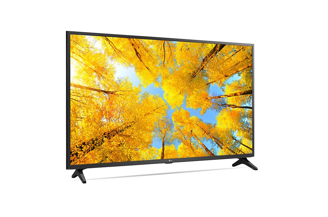LG TÉLÉVISEUR UHD 4K, vue de côté à 30 degrés avec image de remplissage, 65UQ75006LF, thumbnail 6