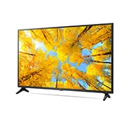 LG TÉLÉVISEUR UHD 4K, vue de côté à 30 degrés avec image de remplissage, 65UQ75006LF, thumbnail 3