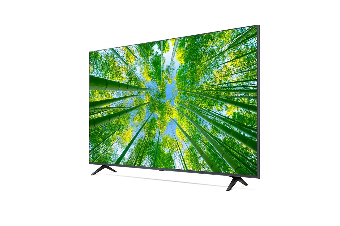 LG TÉLÉVISEUR UHD 4K, vue de côté à 60 degrés, 55UQ80006LB, thumbnail 4