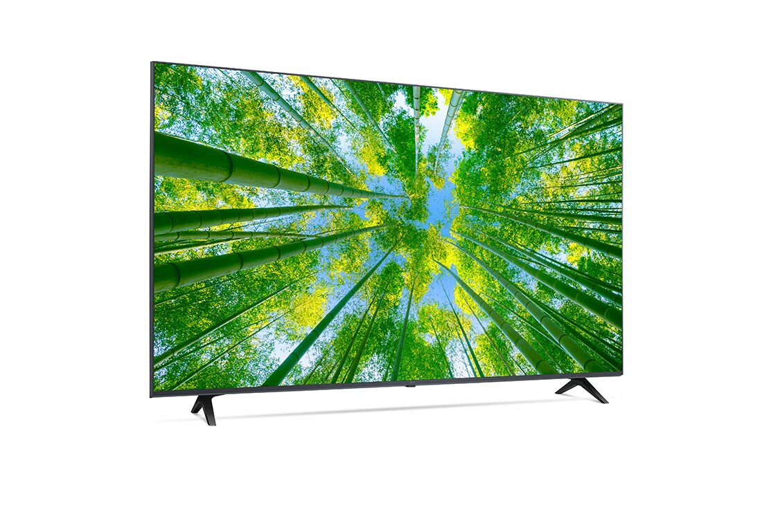 LG TÉLÉVISEUR UHD 4K, vue de côté à 60 degrés, 65UQ80006LB, thumbnail 6