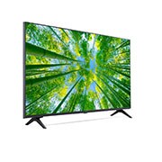 LG TÉLÉVISEUR UHD 4K, vue de côté à 60 degrés, 43UQ80006LB, thumbnail 5