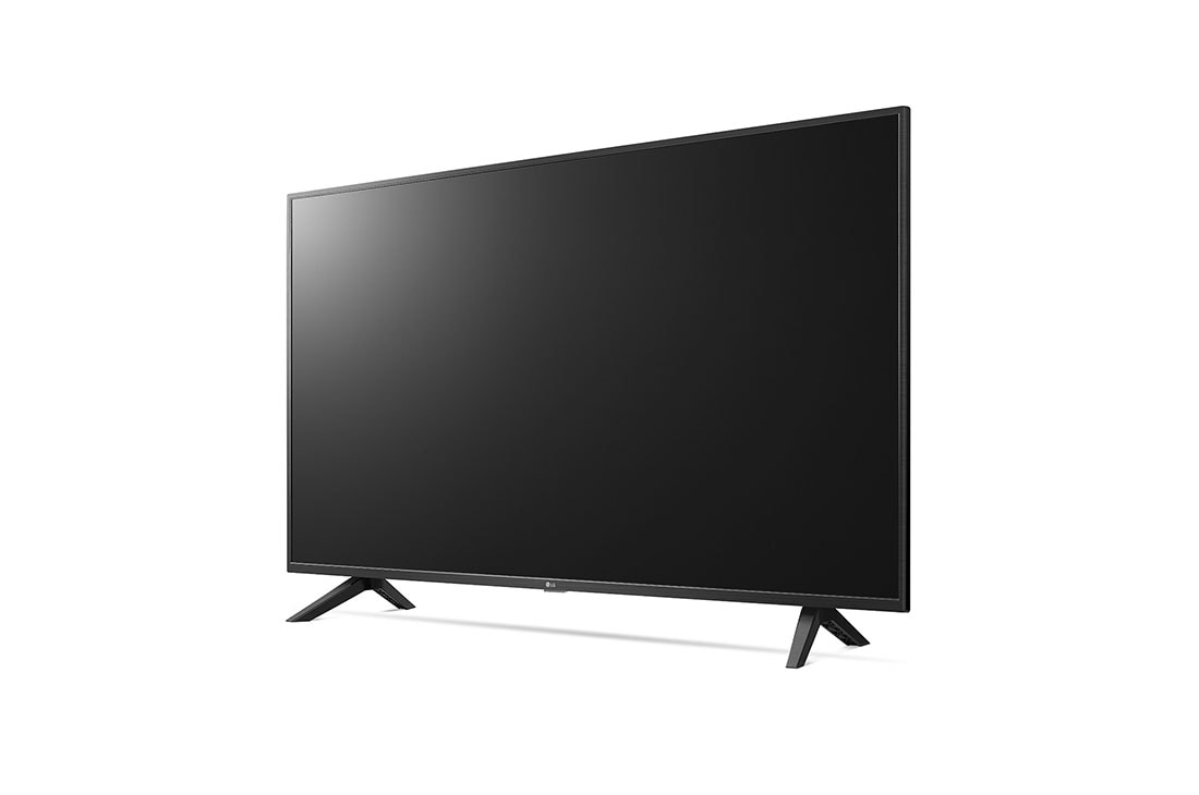 LG TÉLÉVISEUR UHD 4K, vue de côté à 30 degrés, 43UQ70006LB, thumbnail 3