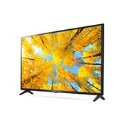 LG TÉLÉVISEUR UHD 4K, vue de côté à 60 degrés, 43UQ75006LF, thumbnail 4