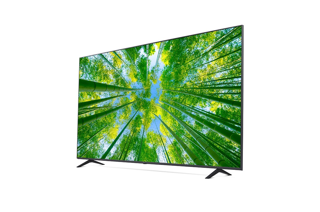 LG TÉLÉVISEUR UHD 4K, vue de côté à 60 degrés, 75UQ80006LB, thumbnail 4
