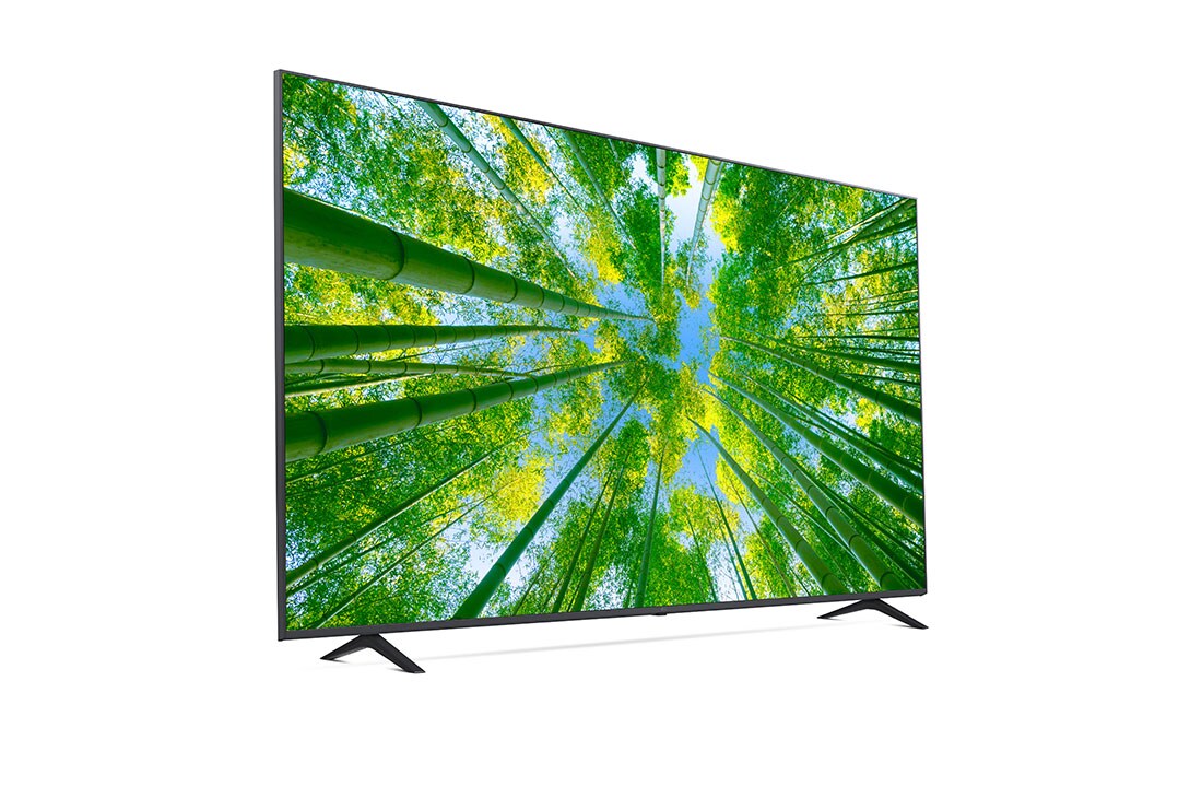 LG TÉLÉVISEUR UHD 4K, vue de côté à 60 degrés, 75UQ80006LB, thumbnail 5