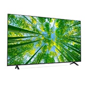LG TÉLÉVISEUR UHD 4K, vue de côté à 30 degrés avec image de remplissage, 75UQ80006LB, thumbnail 6